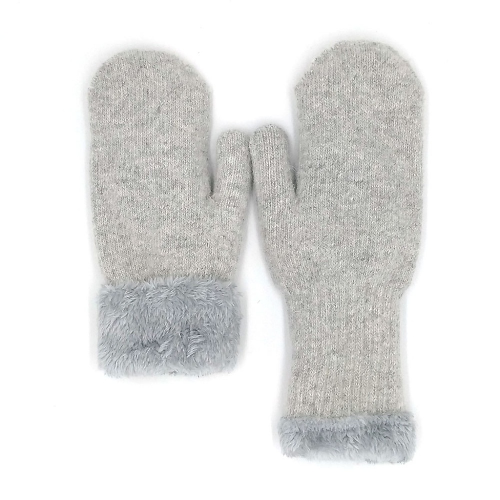 Womens Wool Mittens - Picture 5 of 5